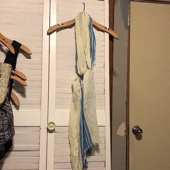 Shaw/scarf multicolored 14x72 - Picture 2 of 3